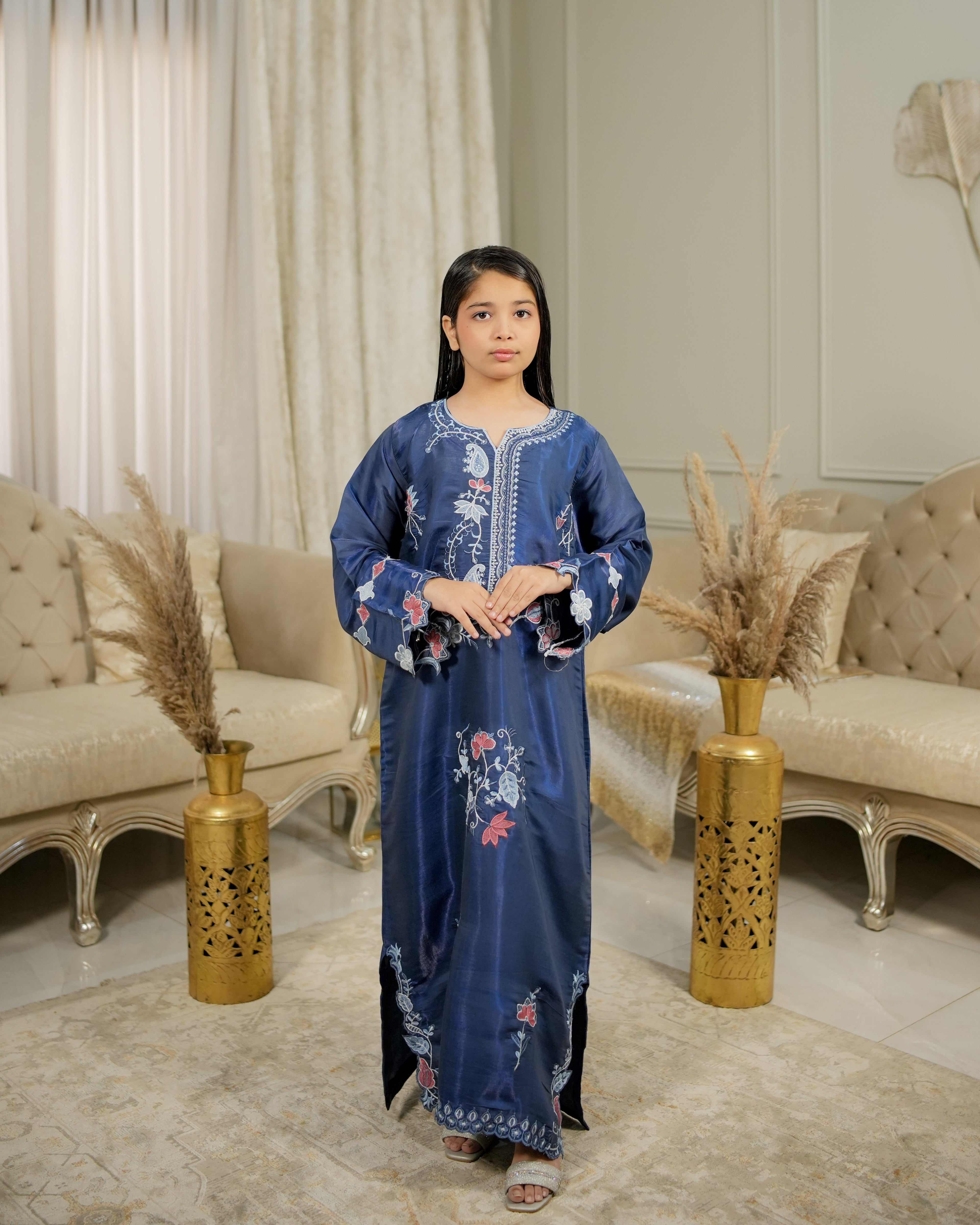 Navy Bloom Shirt
