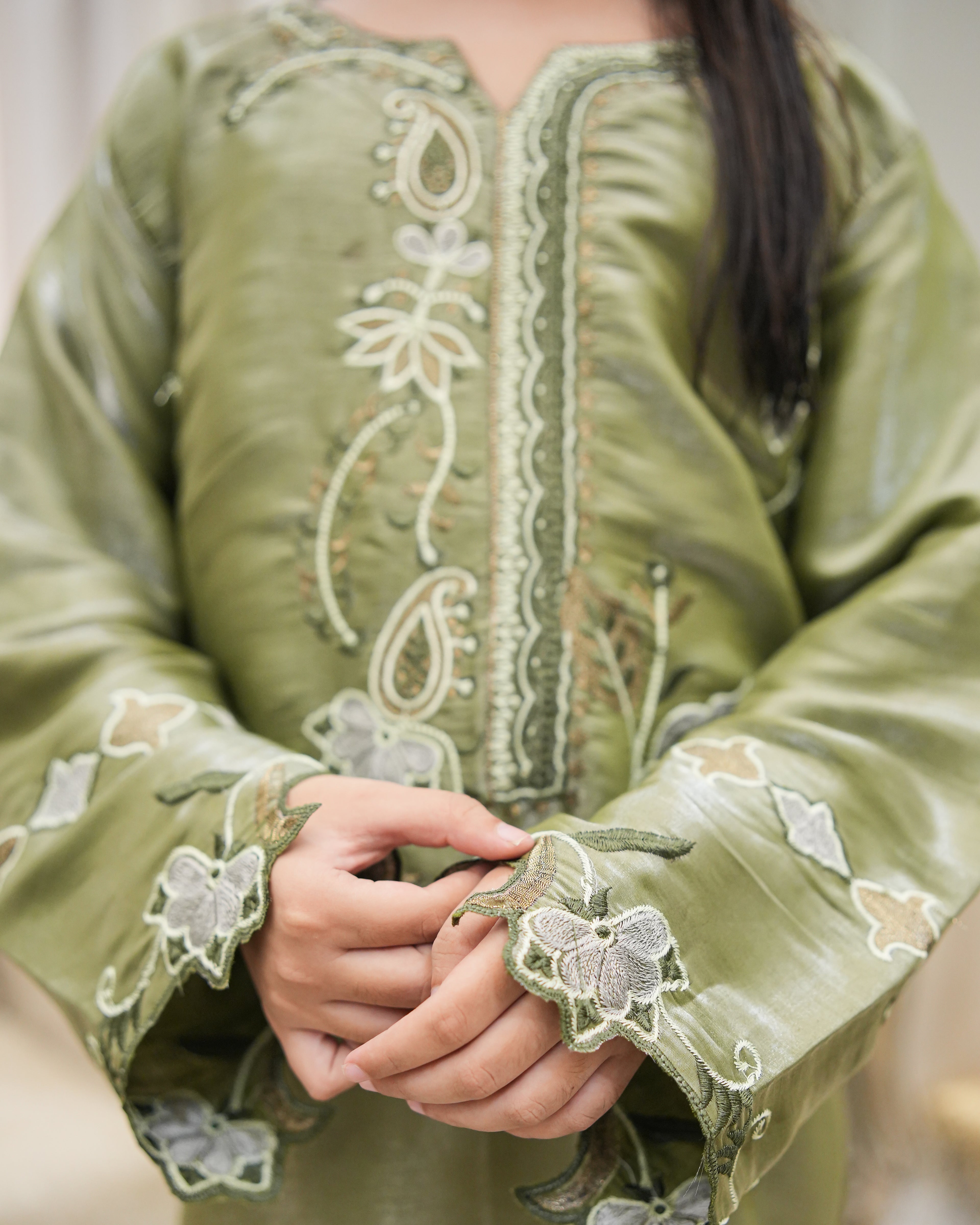 Olive Bloom Shirt