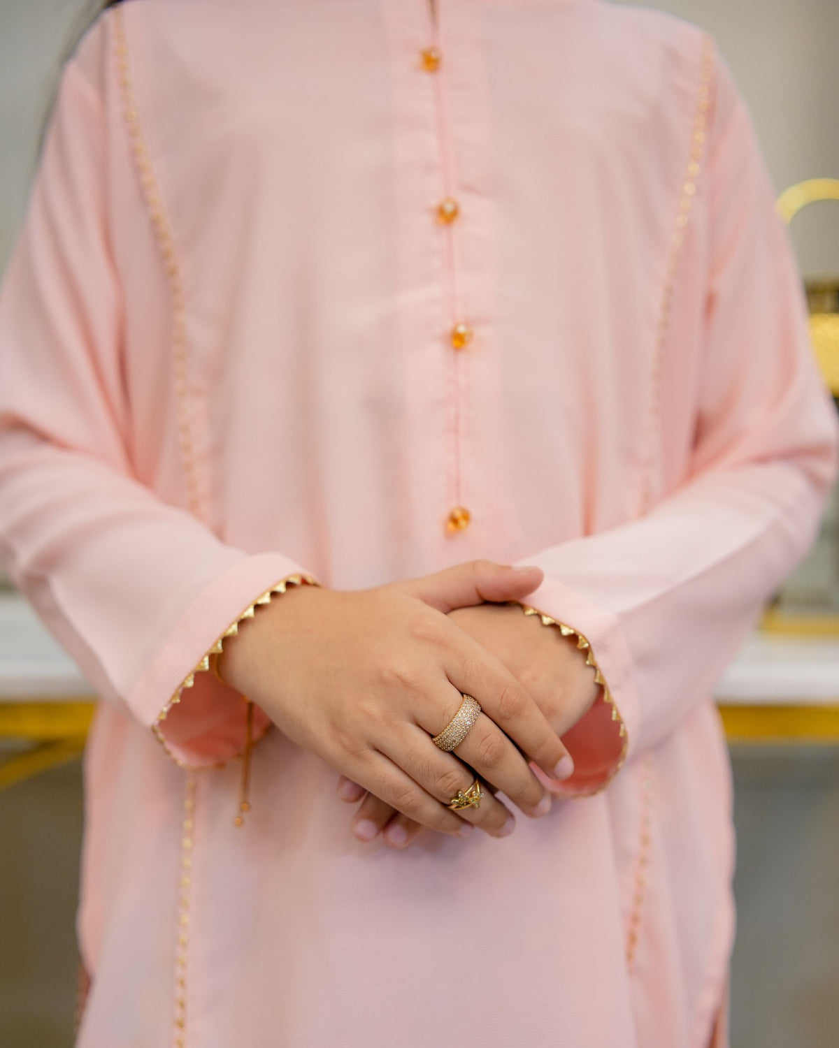 Blush Garden Gharara