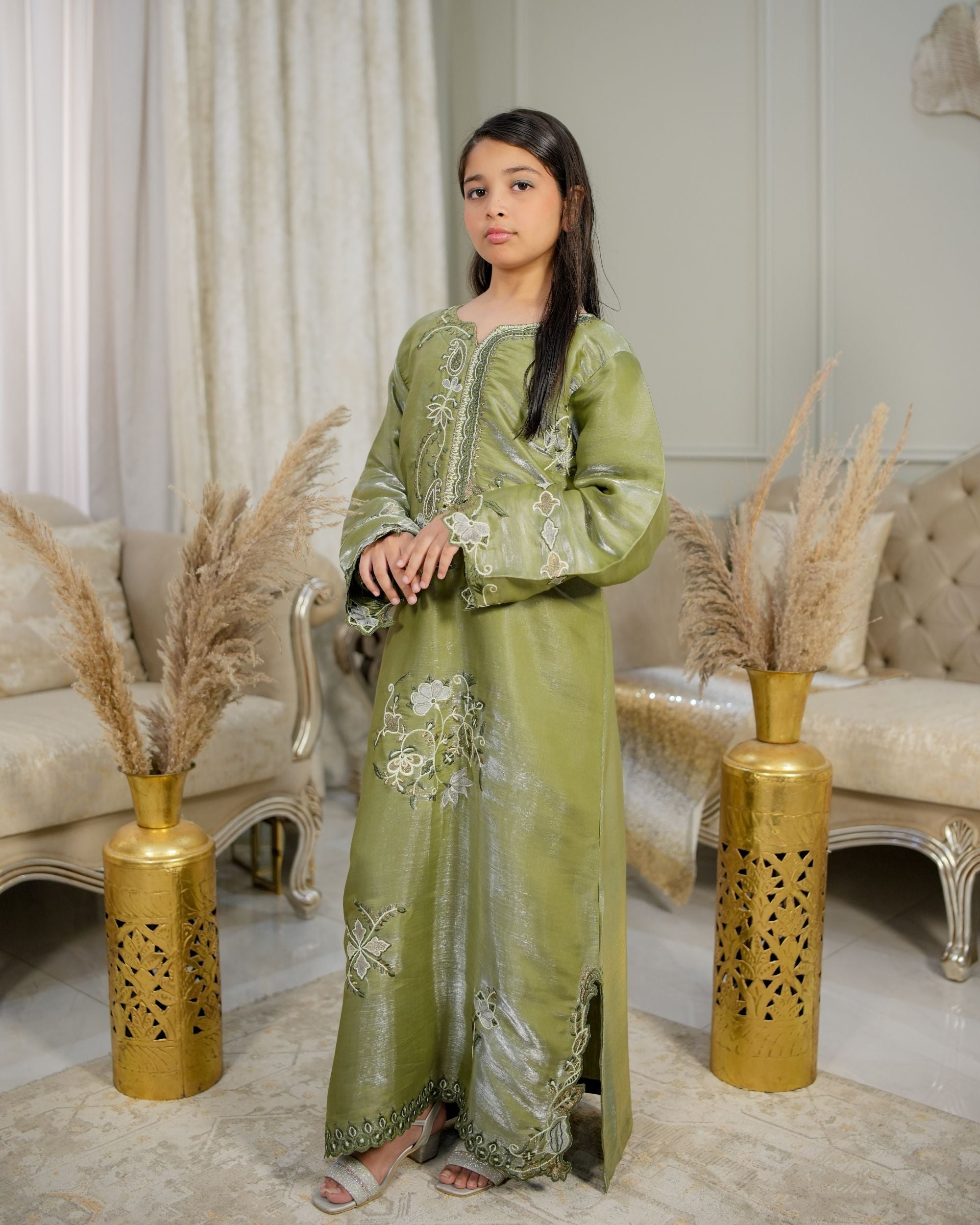 Olive Bloom Shirt